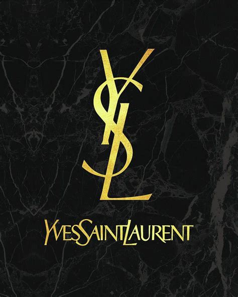 ysl bag logo|ysl logo gold.